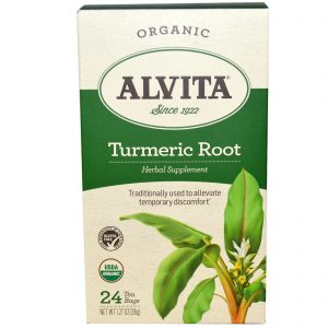 Comprar alvita teas, turmeric root, organic, caffeine free, 24 tea bags, 1. 27 oz (36 g) preço no brasil cúrcuma suplemento importado loja 37 online promoção - 12 de abril de 2024