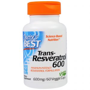 Comprar doctor's best, trans-resveratrol 600, 600 mg, 60 cápsulas vegetais preço no brasil resveratrol suplemento importado loja 37 online promoção - 2 de outubro de 2022