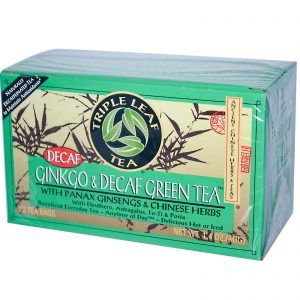 Comprar triple leaf tea, chá verde decafenado e ginkgo, 20 sacos de chá, 1,4 oz (40 g) preço no brasil chá verde extrato cápsulas suplemento importado loja 63 online promoção - 22 de setembro de 2023