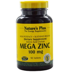 Comprar nature's plus, mega zinco, 100 mg, 90 comprimidos preço no brasil zinco suplemento importado loja 9 online promoção - 2 de maio de 2024