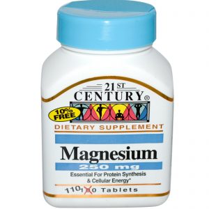 Comprar 21st century, magnésio, 250 mg, 110 tabletes preço no brasil magnésio suplemento importado loja 47 online promoção - 18 de maio de 2022