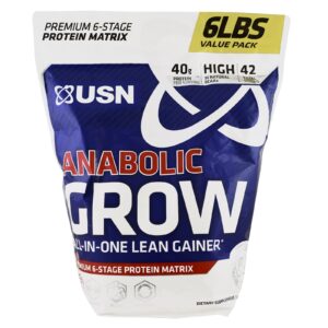 USN, Crescimento Anabólico, Sorvete de Baunilha, 6 lbs (2,73 g)