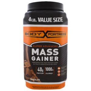 Body Fortress, Super Advanced Mass Gainer, Chocolate, 4 lbs (1,814 g)