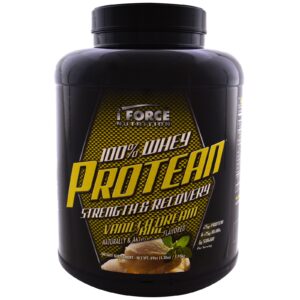 iForce Nutrition, 100% Whey Protean, Sabor Baunilha, 69 oz (1.95 kg)