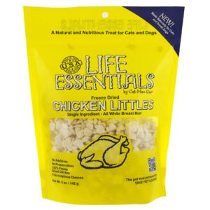 Cat-Man-Doo, Pequenos Pedaçoes de Frango Liofilizados de Life Essentials, 142 g
