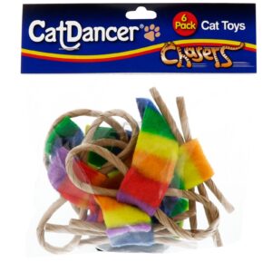 Cat Dancer, Perseguidores, brinquedos de gatos, pacote de 6