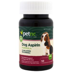 21st Century, Cuidados Naturais Para Animais, Fórmula de Aspirina Para Cães, Todo Cão, Sabor Fígado, 120mg, 50 Comprimidos Mastigáveis