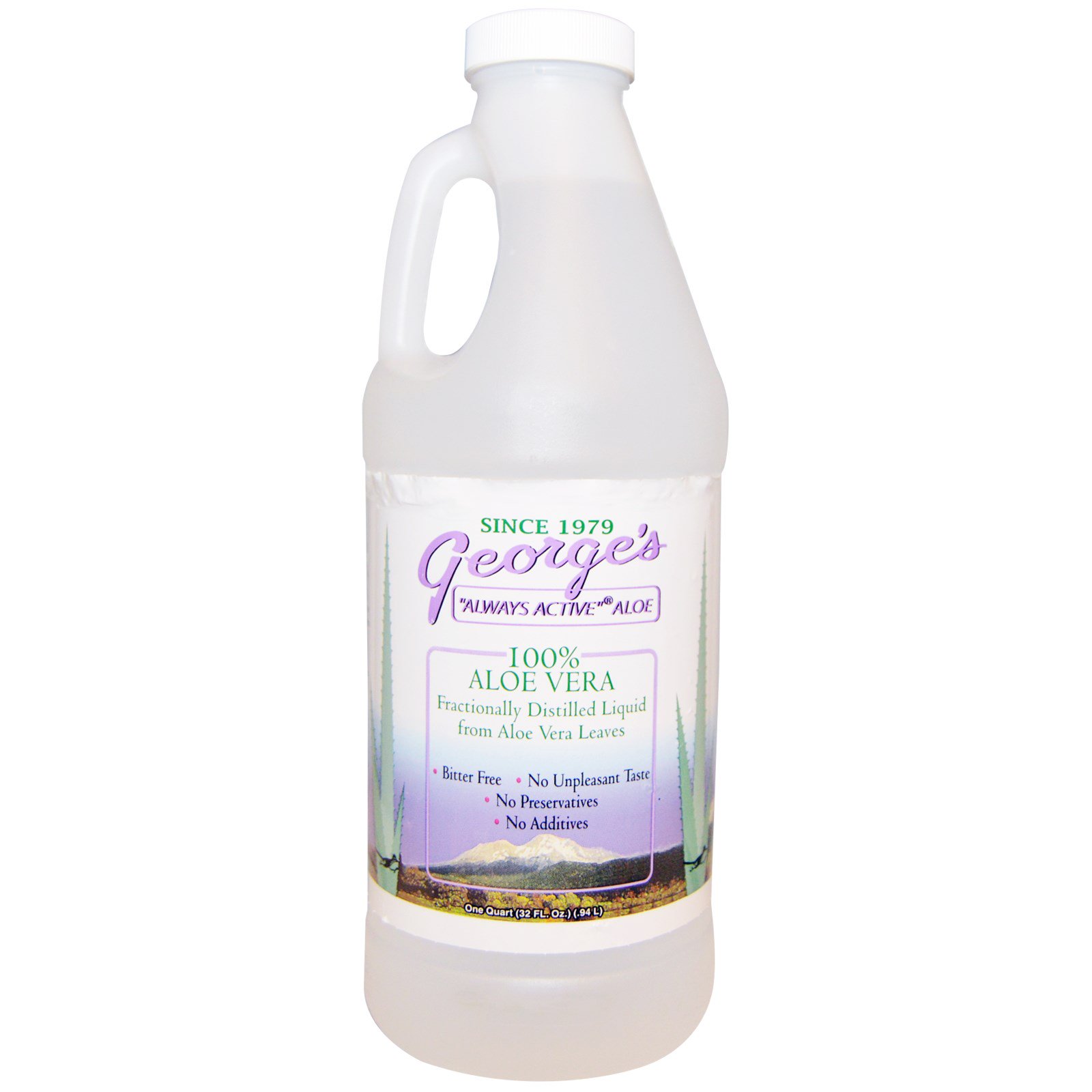 George's Aloe Vera, Líquido com 100% Aloe Vera, 940 ml (32 fl oz)