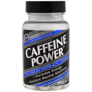 Hi Tech Pharmaceuticals, Caffeine Power, 200 mg, 100 comprimidos