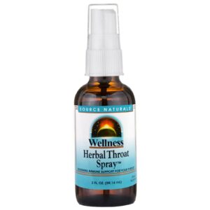 Source Naturals, Wellness, Herbal Throat Spray, 2 fl oz (59,14 ml)
