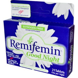 Enzymatic Therapy, Remifemin, Boa Noite, 21 Comprimidos