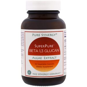The Synergy Company, SuperPure, Beta 1,3-glucano, Extrato de Algas, 60 Cápsulas Vegetarianas