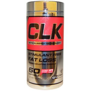 Cellucor, CLK, com a Tecnologia Slimpro, 60 cápsulas gelatinosas sabor framboesa