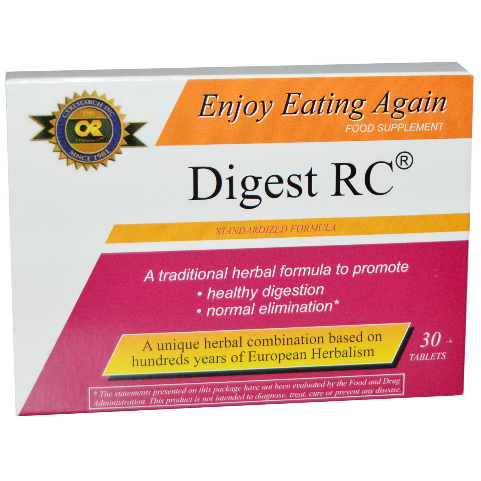 Life Extension, Digest RC, 30 Comprimidos