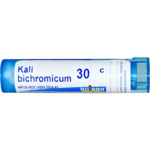 Boiron, Single Remedies, Kali Bichromicum, 30C, Aprox. 80 Pellets