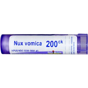Boiron, Single Remedies, Nux Vomica, 200CK, Aprox. 80 Pellets