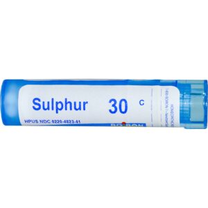 Boiron, Single Remedies, Enxofre, 30C, Aprox. 80 Pellets