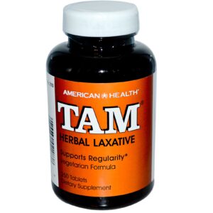 American Health, TAM, Laxante Herbal, 250 Comprimidos