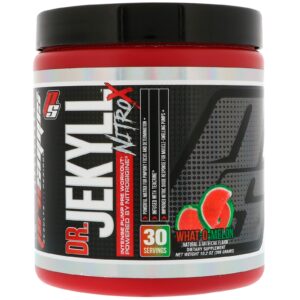ProSupps, Dr. Jekyll Nitro X, Pré-Treino de Impacto Intenso, Sabor Melancia, 288 g (10,2 oz)