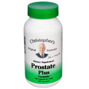 Christopher's Original Formulas, Fórmula Prostate Plus, 460 mg, 100 Cápsulas Vegetais