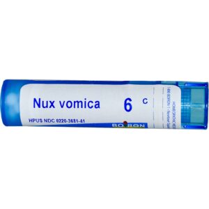 Boiron, Single Remedies, Nux Vomica, 6C, Aprox. 80 Pellets
