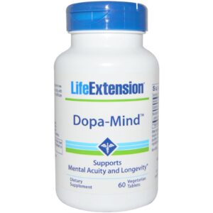 Life Extension, Dopa-Mind, 60 Comprimidos Vegetais