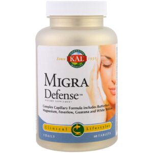 KAL, MigraDefense, 60 Comprimidos