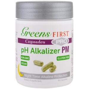 Greens First, pH Alkalizer PM Pro, 90 Cápsulas