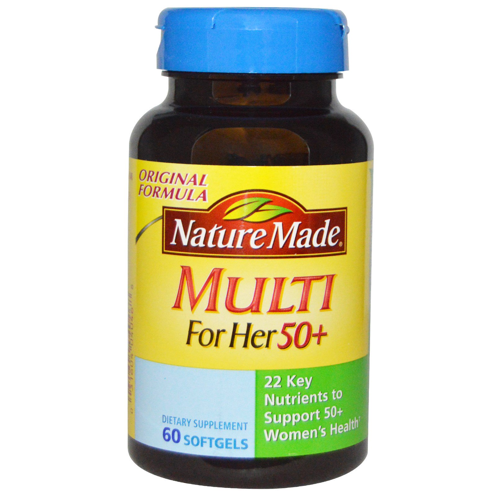 Nature Made, Multi para Ela 50+, 60 cápsulas