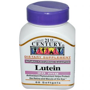 Comprar 21st century, luteína, 20 mg, 60 cápsulas gelatinosas preço no brasil luteína suplemento importado loja 41 online promoção - 25 de março de 2023