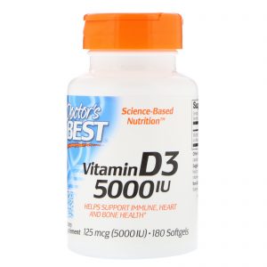 Comprar doctor's best, vitamina d3, 125 mcg (5000 ui), 180 cápsulas gelatinosas preço no brasil vitamina d suplemento importado loja 27 online promoção - 1 de outubro de 2022