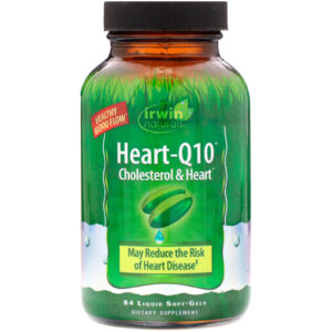 Irwin Naturals, Heart-Q10, Colesterol e Coração, 84 Cápsulas Gelatinosas