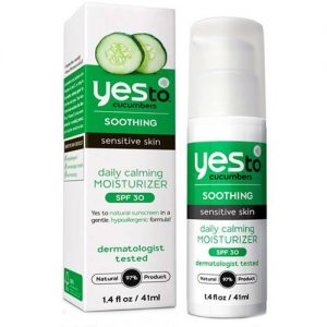 Comprar yes to cucumbers daily calming moisturizer spf 30 - 1. 7 oz preço no brasil cuidados faciais suplemento importado loja 39 online promoção - 10 de agosto de 2022