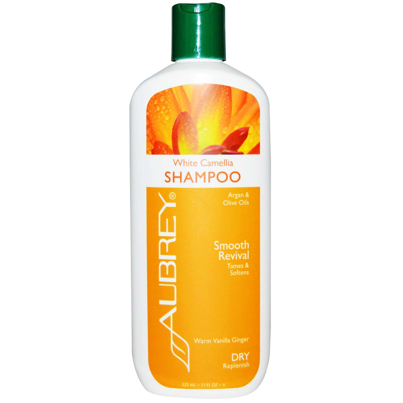 Aubrey Orgânicos Xampu, Suavização - White Camellia - 11 oz