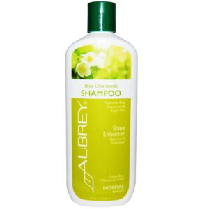 Aubrey Orgânicos Xampu, Brilho - Blue Chamomile - 11 oz