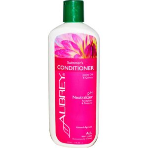 Aubrey Orgânicos Conditioner, Todos os tipos de Cabelo - Swimmer's - 11 oz