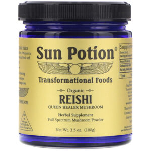 Sun Potion, Reishi em Pó, Orgânico, 3,5 oz (100 g)