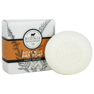 Dionis Goat Milk Skincare Fruit and Spice Bar Soap, Peach Delight - 2.8 oz