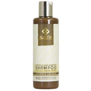 Alaffia Hydrating Xampu, Todos os tipos de Cabelo - Virgin Coconut & Shea - 8 oz