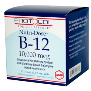 Comprar protocol for life balance nutri-dose b-12 - 10,000 mcg - 12 vials - 15 ml each preço no brasil vitamina b suplemento importado loja 7 online promoção - 1 de maio de 2024