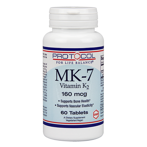 Protocol for Life Balance MK-7 Vitamina K2 - 160 mcg - 60 Tabletes