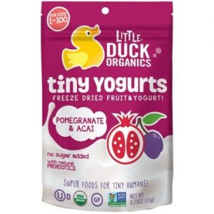 Comprar little duck orgânicos tiny yogurts, pomegranate & acai - pack of 6 -. 75 oz bags preço no brasil açaí suplemento importado loja 37 online promoção - 9 de junho de 2023