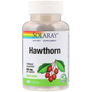 Solaray, Hawthorn, 525 mg, 180 VegCaps