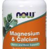 Comprar now foods magnesium & calcium - 100 tablets preço no brasil cálcio suplemento importado loja 5 online promoção - 6 de abril de 2024