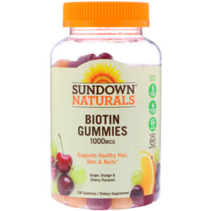 Sundown Naturals, Fiber Gummies with Vitamin D3, Assorted Fruit Flavors, 50 Gummies