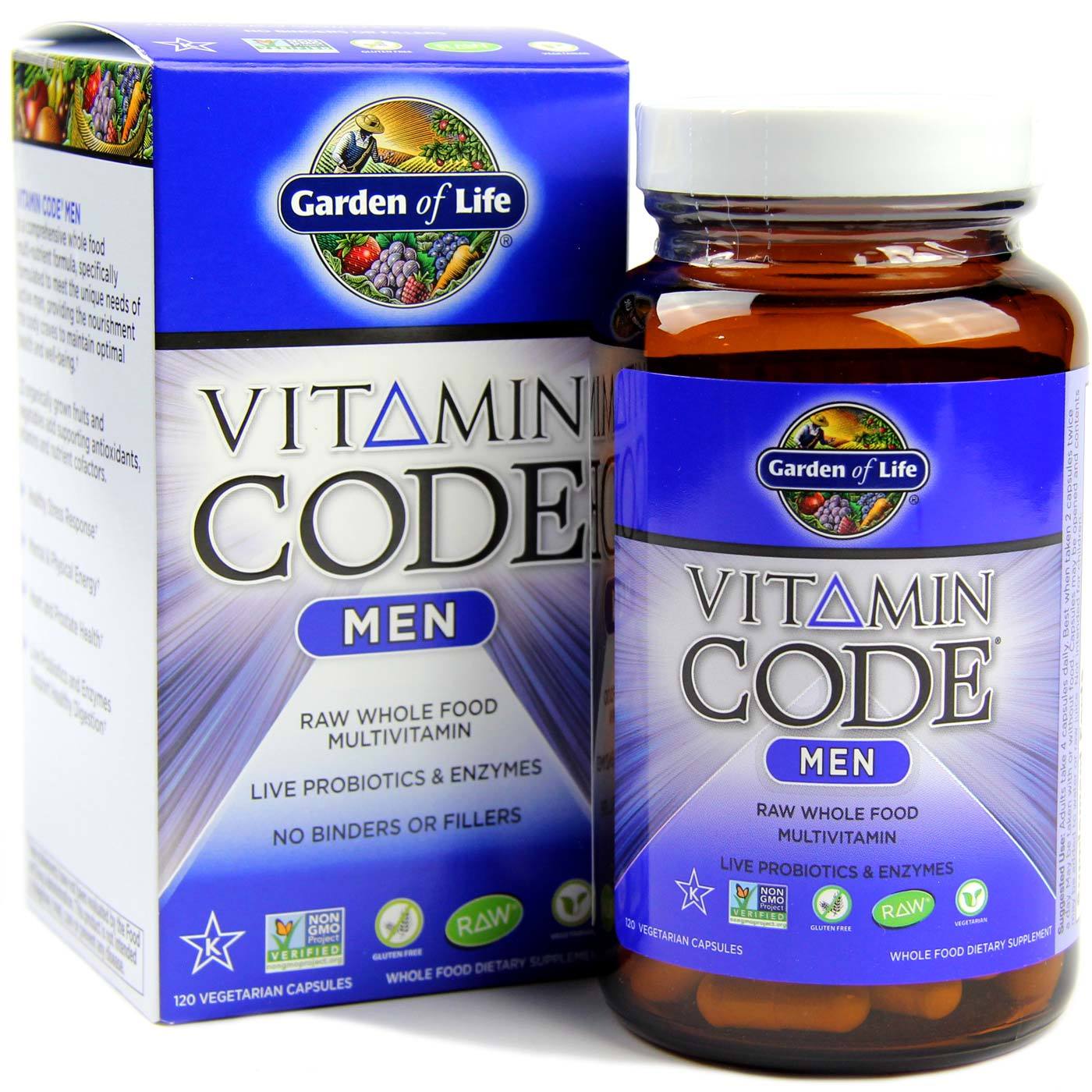 Comprar Garden Of Life Vitamina Codigo Men 120 Capsulas