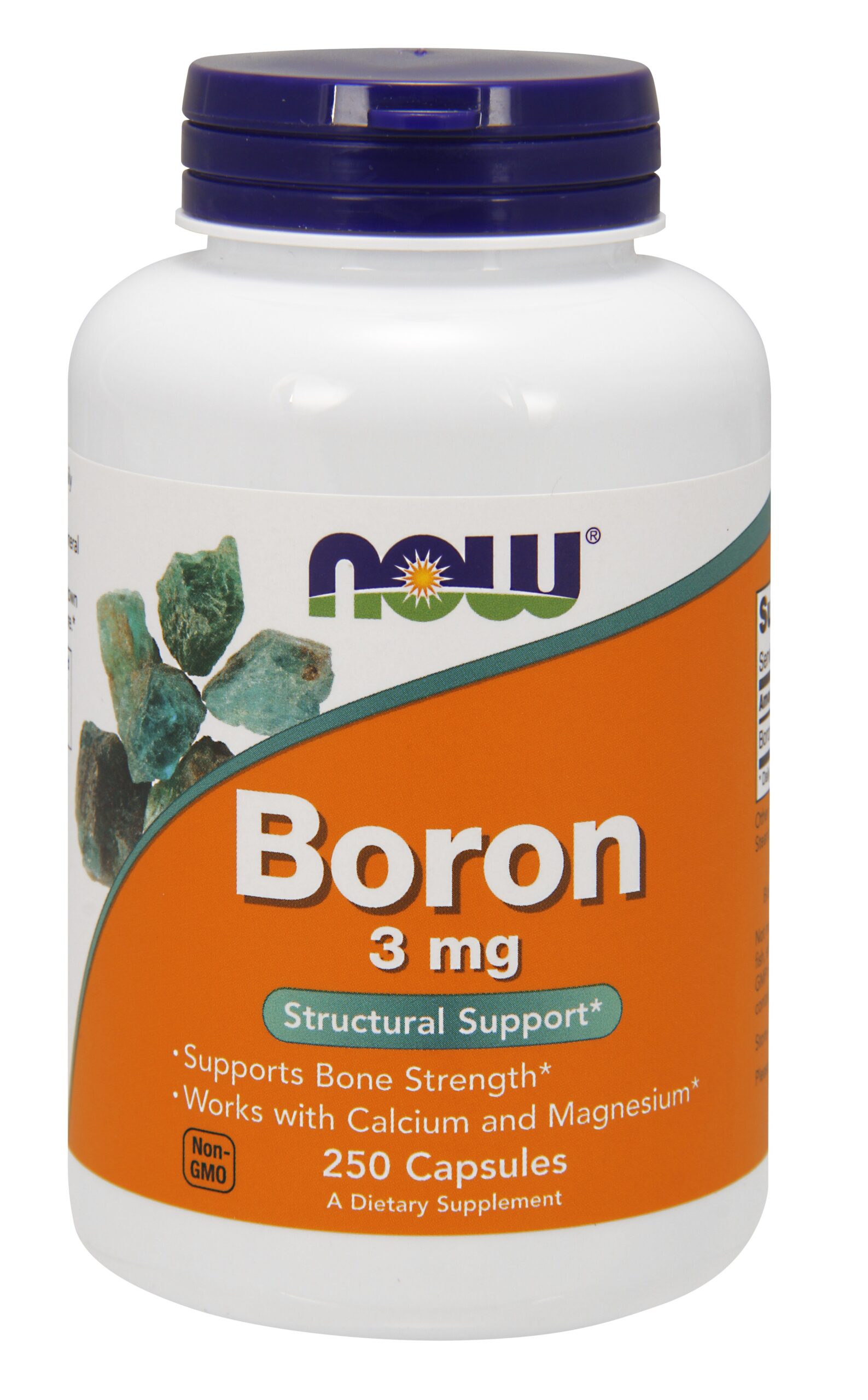 NOW Foods Boron 3 mg - 250 Capsules