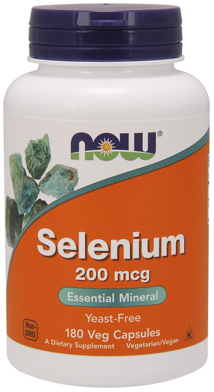NOW Foods Selenium 200 mcg - 180 Veg Capsules