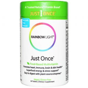 Comprar rainbow light apenas uma vez vitaminas múltiplas 30 tabletes preço no brasil multivitamínico adulto suplemento importado loja 9 online promoção - 2 de fevereiro de 2023