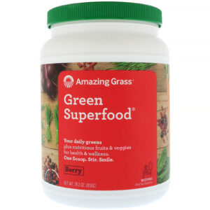 Amazing Grass, Green Superfood, Fruta Silvestre, 800 g